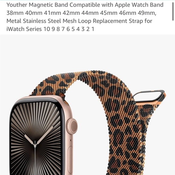 NWT Leopard Print Smartwatch Band fits 38, 40,41 MM
F - Picture 2 of 2